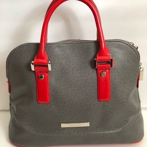 Ivanka Trump Beautiful Gray Red Handbag